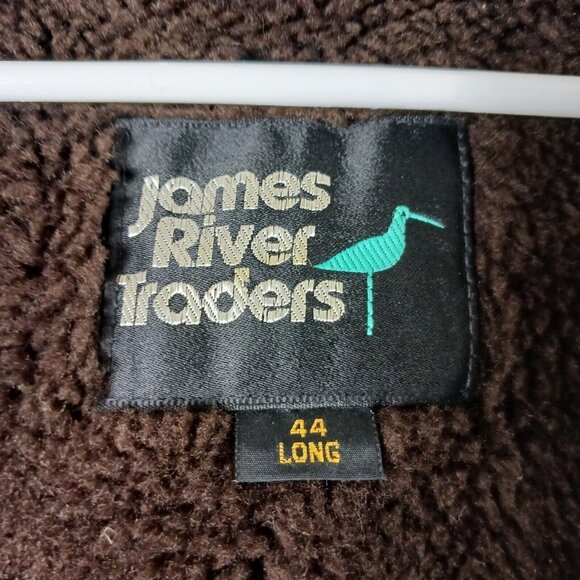 James River Traders Mens Trench Coat Long Detachable Fleece Liner Khaki 44 Long - Picture 5 of 11